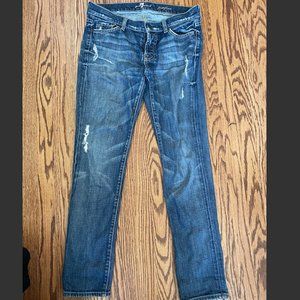 7 for All Mankind boyfriend organic jeans